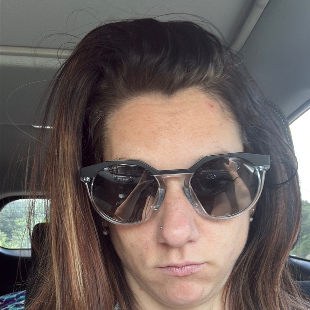 Oakley Women's Black and Gray Glasses